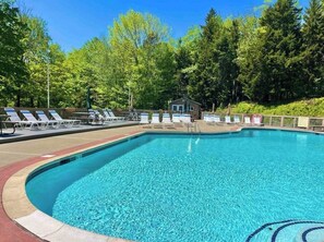 Indoor pool, outdoor pool