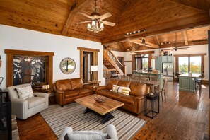 Télévision, cheminée, jeux vidéo, livres