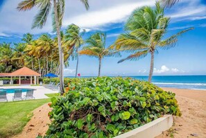 Beach nearby, sun loungers, beach towels - Ocean View Villa at Rio Mar Country Club 30 day minimum (Río Grande)
