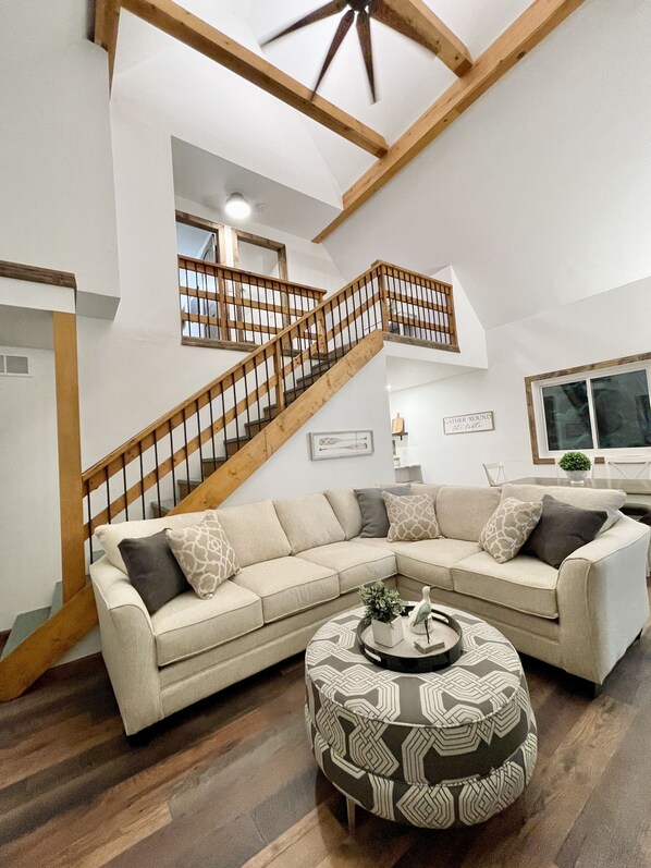 TV connectée, cheminée