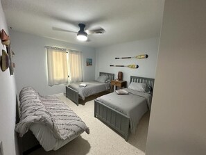 2 slaapkamers, een bureau, gratis wifi, beddengoed