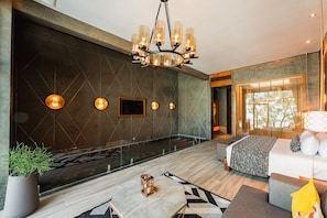 Pool Villa | มินิบาร์, ตู้นิรภัยในห้องพัก, ผ้าม่านกันแสง, ห้องเก็บเสียง