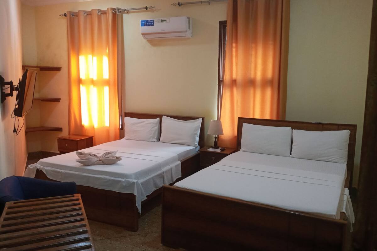 family double or twin room, 2 bedrooms | free wifi, bed sheets