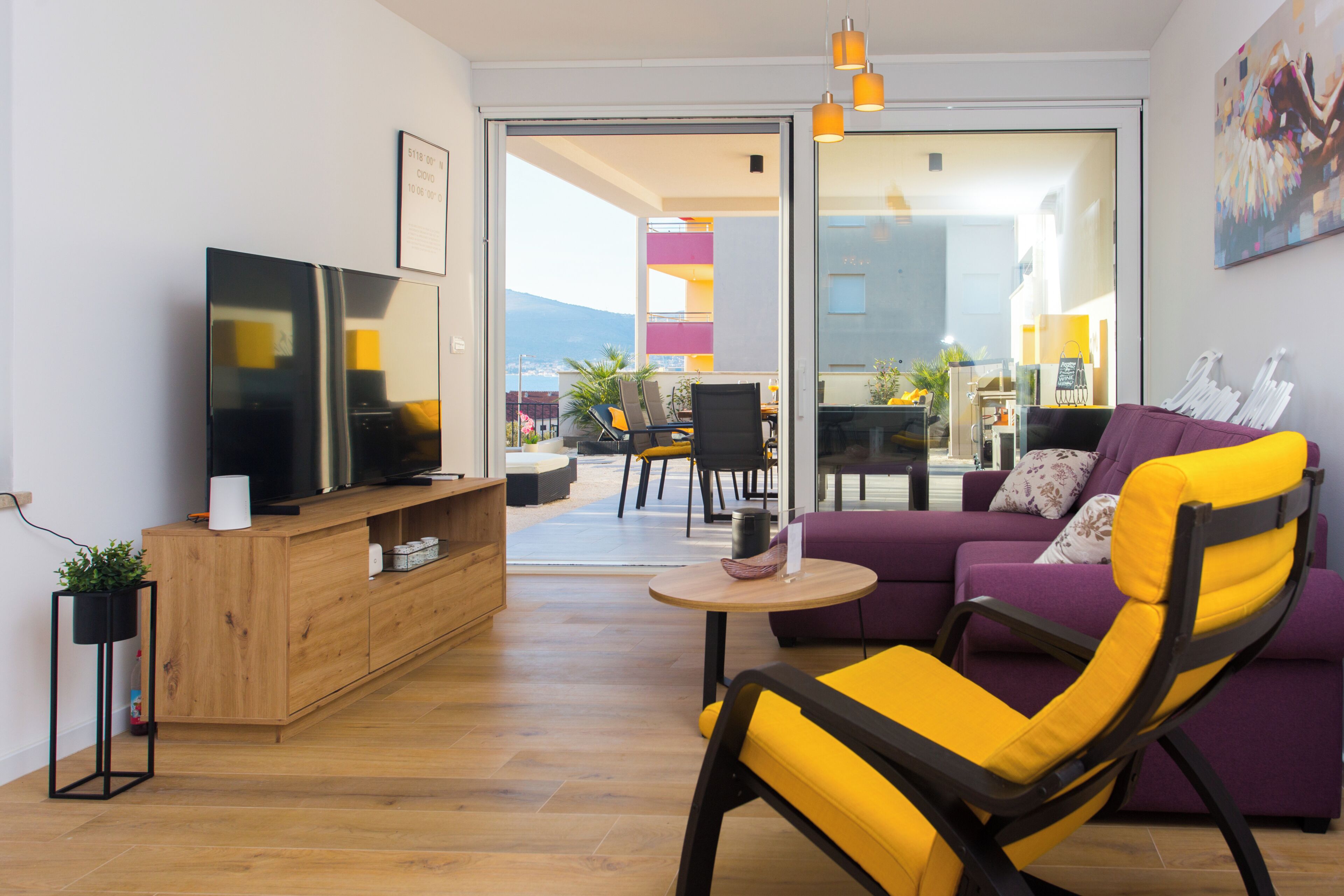 Apartment, 2 Schlafzimmer, Raucher, Balkon | Wohnbereich