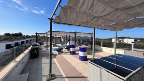 Apartment, 3 Bedrooms, Smoking, Balcony | Property grounds - Oceanview Deluxe Penthouse Apartment With 89m2 Living Space & 90m2 Roof Terrace (Okrug)