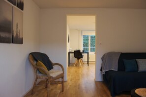 Apartment, 1 Bedroom, City View | Living area - Casa Schilling 2,5 Rooms in St Gallen, Modern, Quiet and Close to the Center (St. Gallen)