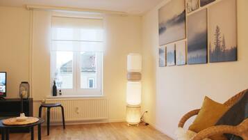 Apartment, 1 Schlafzimmer, Stadtblick | Wohnbereich