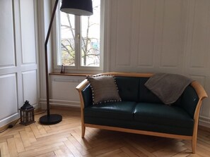 Apartment, 3 Bedrooms, Terrace, City View | Living area - Casa Schilling - 4 Charming Rooms in the Best Location (St. Gallen)