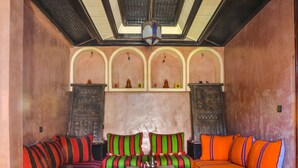 Living area - Authentic and Pittoresque Room for 3 People in Tamatert, Morocco (Asni)