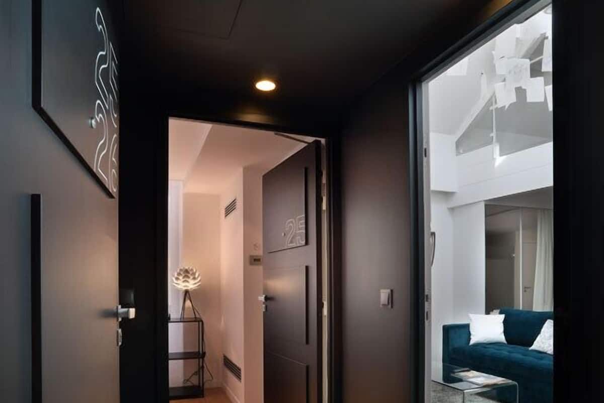 Værelse - forbundne værelser | 1 soveværelse, premium-sengetøj, senge med topmadrasser, minibar