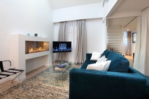 Suite, 1 grand lit | Salle de séjour