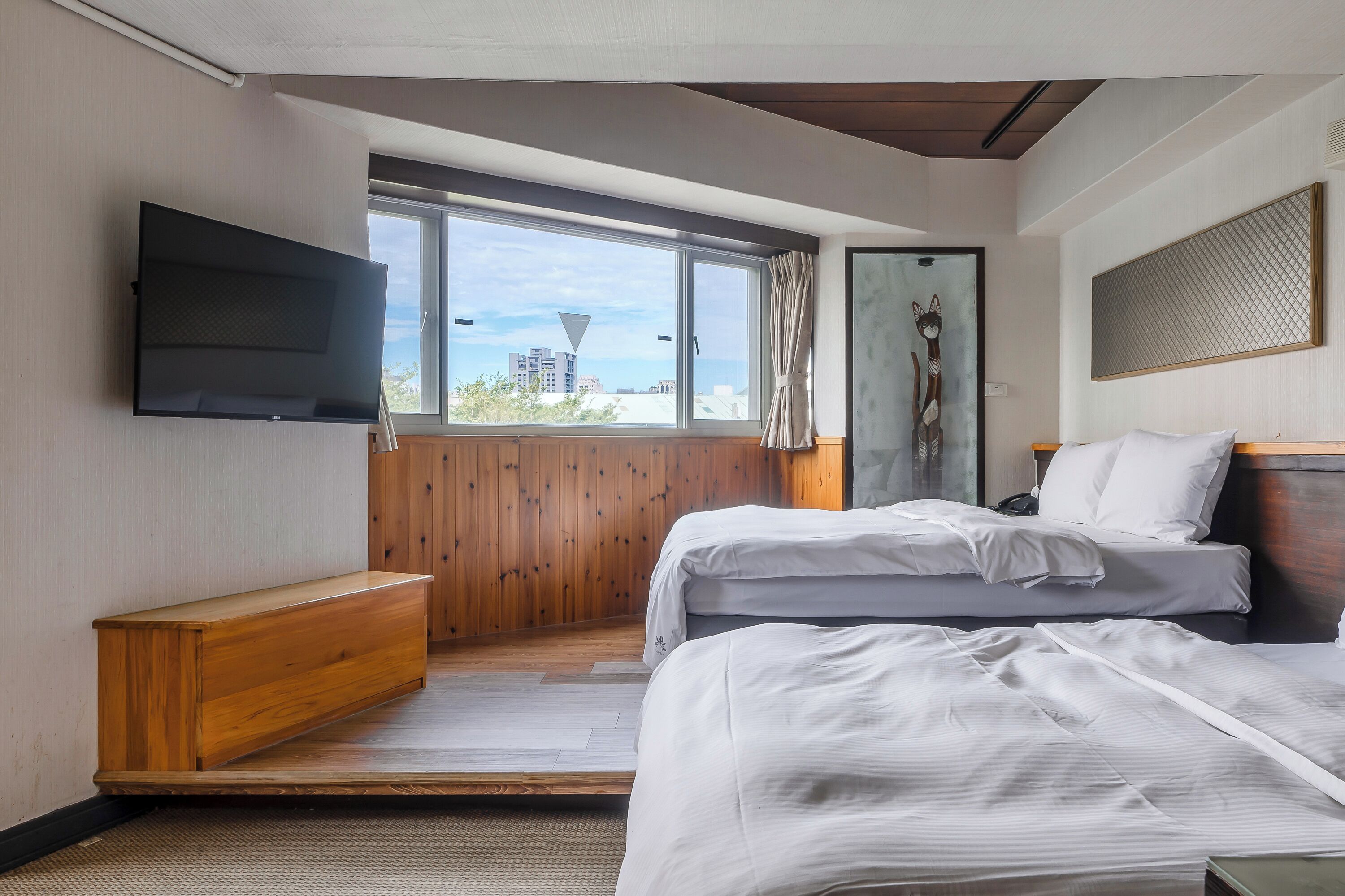 standard quadruple room | 1 bedroom, soundproofing, free wifi, bed sheets