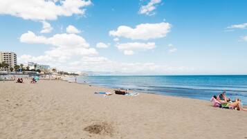 Aan het strand