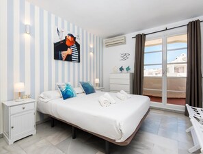 2 habitaciones, tabla de planchar con plancha, internet y ropa de cama 