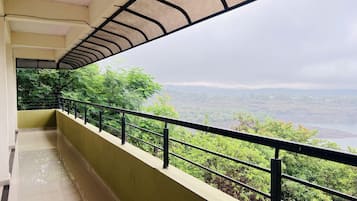 Blick von der Unterkunft