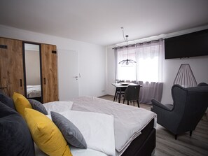 1 slaapkamer, reisbedje, gratis wifi, beddengoed