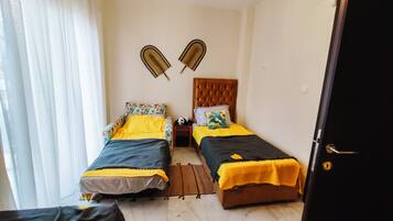 2 chambres, fer et planche Ă repasser, Wi-Fi, draps fournis