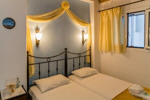 2 bedrooms, in-room safe, iron/ironing board, travel crib
