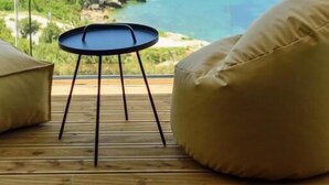 Double Room, Sea View | Desk, WiFi (free), bed sheets - Nobus Hotel & Spa (Orikum)