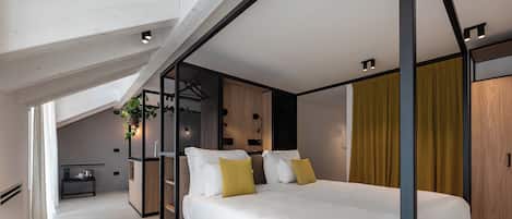 1 間睡房、高級寢具、羽絨被、特厚豪華床墊