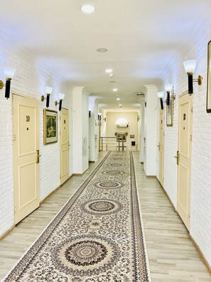 42-inch flat-screen TV with satellite channels, TV