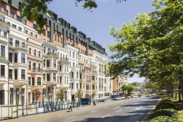 Overnatningsstedets facade