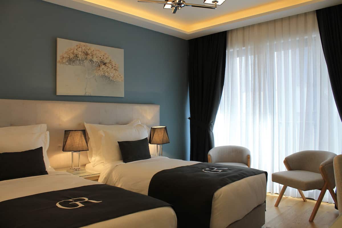 GR1 Block Three Bedroom | 1 habitación, sábanas de algodón egipcio y ropa de cama de alta calidad