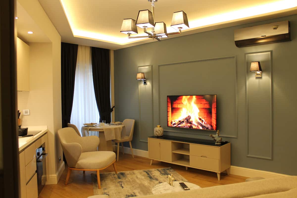 Estudio estándar | 1 habitación, sábanas de algodón egipcio y ropa de cama de alta calidad