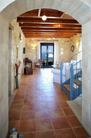 Interior - Beachfront villa with private pool,ping-pong & BBQ (Crete)