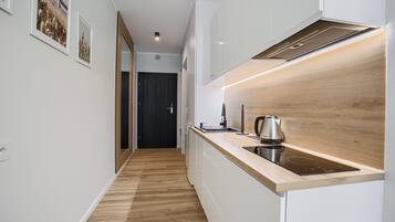 Studio (A045) | Private kitchenette | Fridge, electric kettle