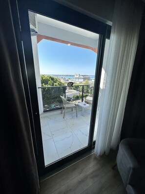 Suíte família, acessível, vista para o mar | Fachada da propriedade