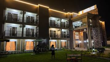 Majoituspaikan julkisivu