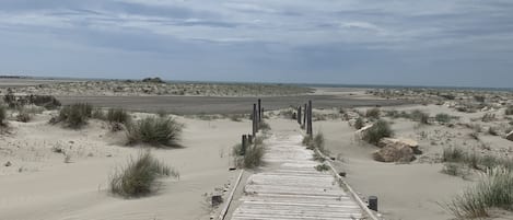 Una spiaggia nelle vicinanze