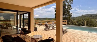 Beautiful!!! Villa Cerise south Ardèche Les Vans, private pool, superb view 