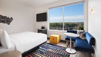 Hypo-allergenic bedding, in-room safe, bed sheets