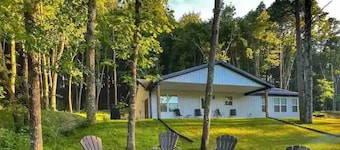 Modern barndo, with game room and hot tub
