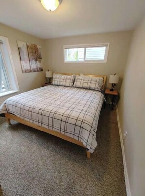2 bedrooms, iron/ironing board, travel crib, free WiFi