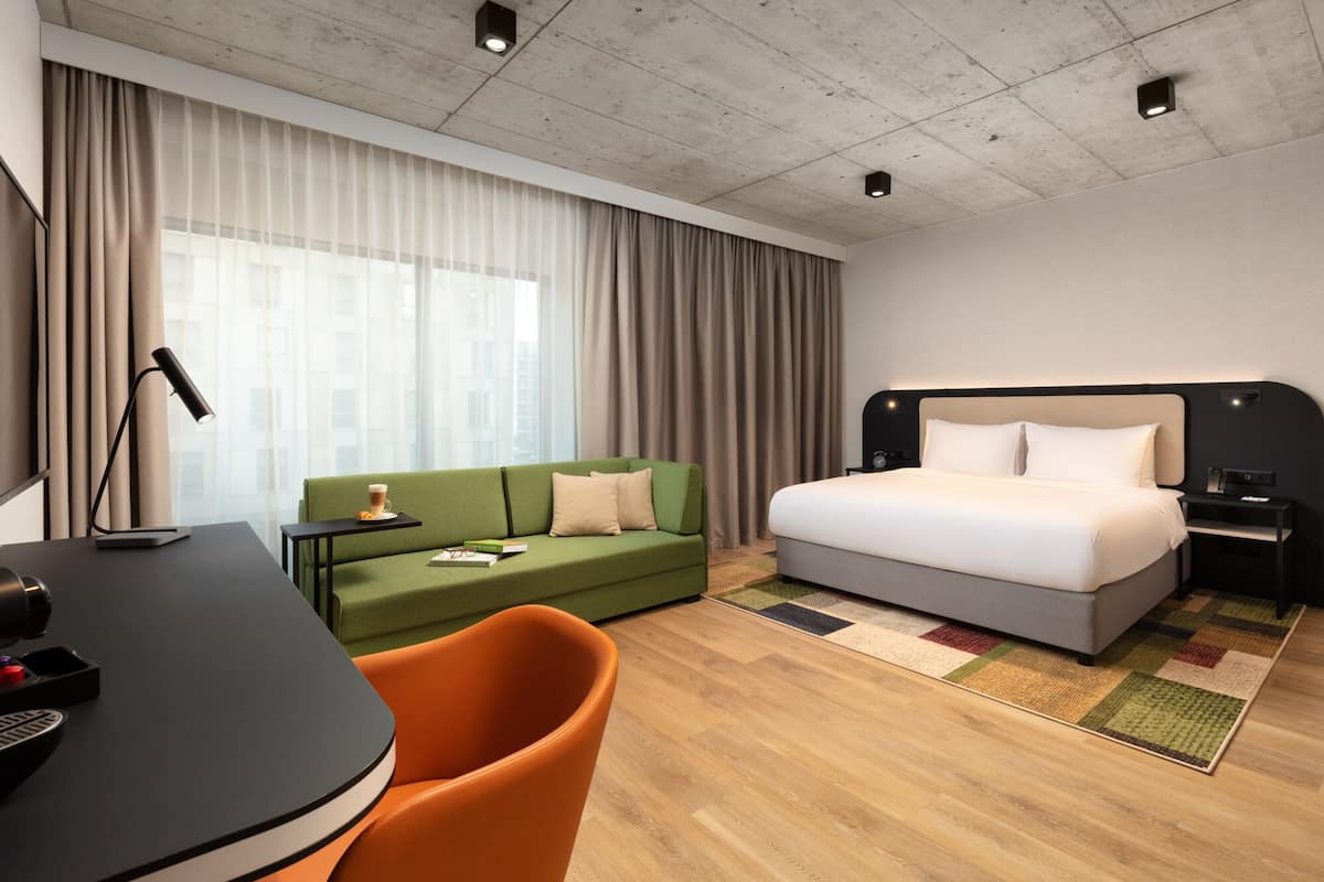 Suite, King bed and sofa (Wisla Suite) | 1 bedroom, premium bedding, down comforters, in-room safe