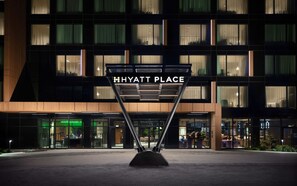 The exterior of a hotel with a prominent sign reading "HYATT PLACE". - Hyatt Place Krakow (Kraków)