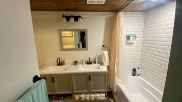 Hair dryer, towels