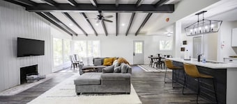 Gorgeous Renovated Home with Open Floor Plan and Large Lot, private but also convenient!