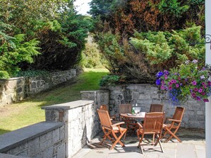 Outdoor dining - Trinity Cottage-QC349 (Burton, nr Milford Haven)