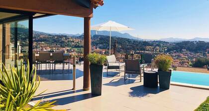 Villa luxe, 3 chambres, piscine, clim