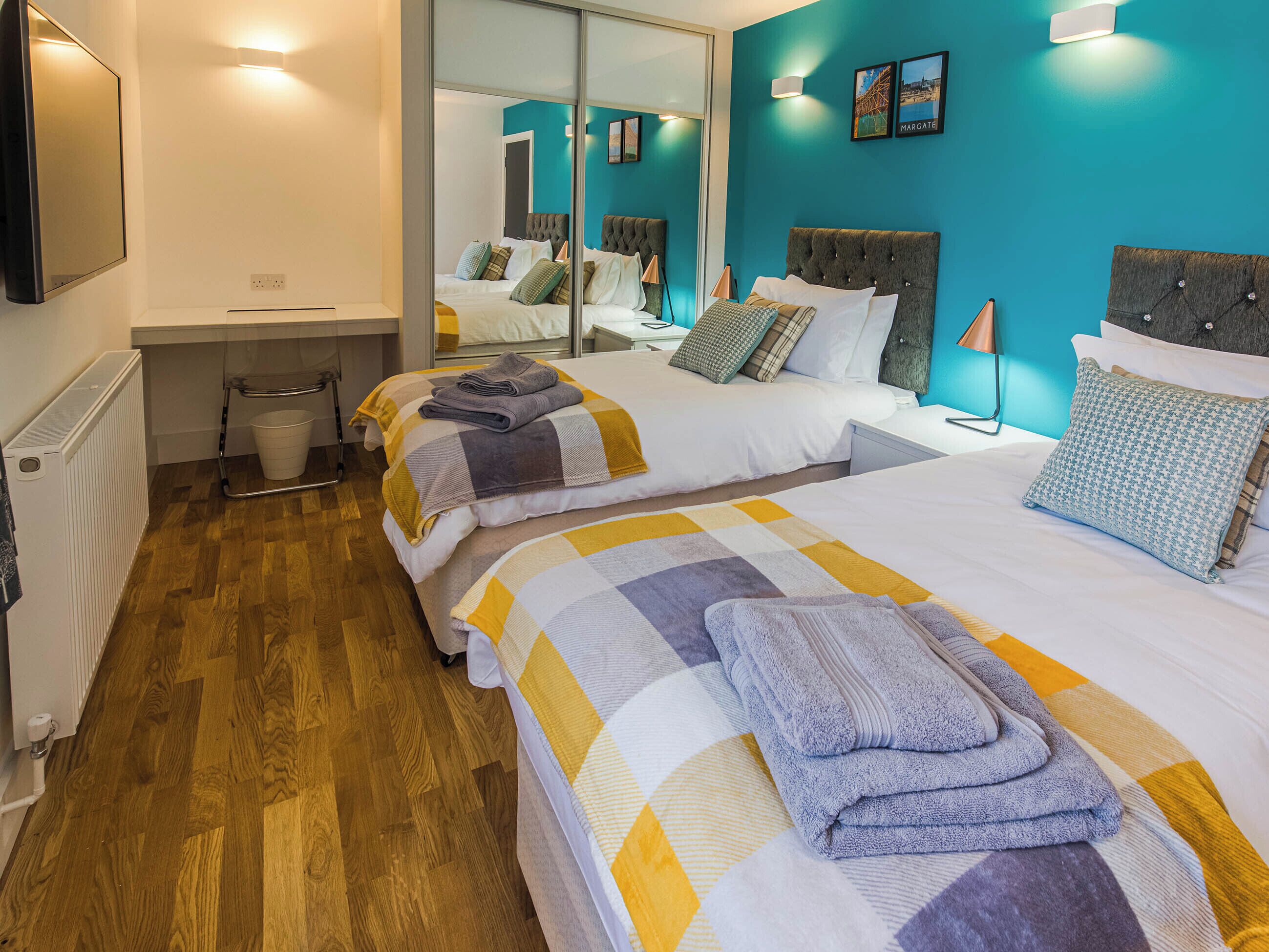 2 habitaciones, wifi y ropa de cama 