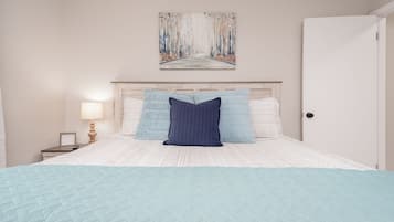 4 bedrooms, iron/ironing board, travel cot, WiFi