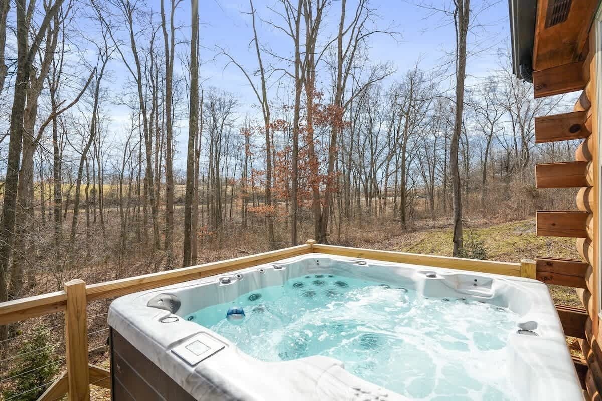 Tina de hidromasaje al aire libre