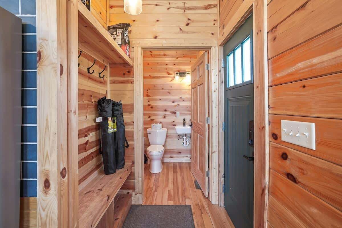 Regadera y secadora de cabello 