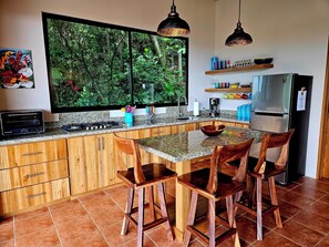 Fridge, oven, stovetop, coffee/tea maker - Gorgeous sunsets at brand new Casa Arbol DelMar (Puntarenas Province)
