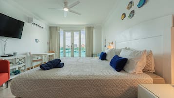 2 slaapkamers, een bureau, een strijkplank/strijkijzer, gratis wifi