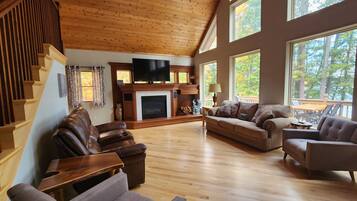 Smart TV, chimenea